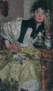 Dutch: In gedachten verzonken Lost in Thought door Antonio Mancini