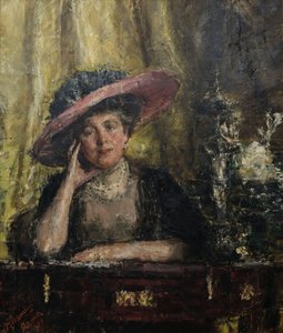 Lady Phillips door Antonio Mancini