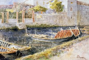 Sirmione aan het Gardameer door Antonio Mayer