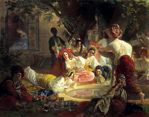 De fontein van Bahçesaray door Antonio Molinari