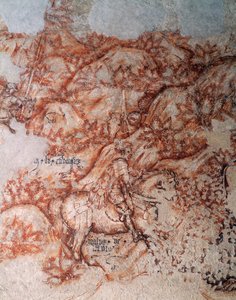 Sinopia (ondertekening) (detail)