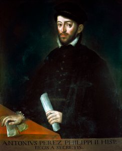 Portret van Antonio PEREZ (1540-1611). Spaanse politicus en secretaris van Filips II