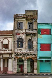 Calle Marina II, Havana, Cuba, 2017 (foto) door Antonio Schubert