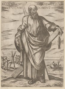 De heilige Andreas door Antonio Tempesta