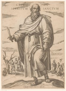 De heilige Bartolomeüs door Antonio Tempesta