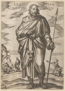 De heilige Mattias (Et vitam aeternam amen, Christus, Maria en de apostelen)