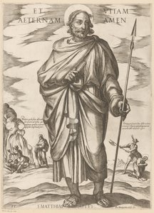 De heilige Mattias door Antonio Tempesta