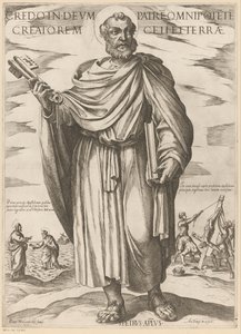 De heilige Petrus door Antonio Tempesta
