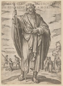 De heilige Tomas door Antonio Tempesta