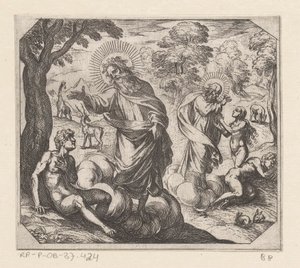 De schepping van Adam en Eva (series title: De schepping)