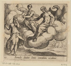 De wens van Semele door Antonio Tempesta