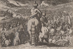 Plaat 5: De Nederlaag van de Ethiopiërs, uit 