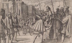 Triomfantelijke intocht van Margaretha van Oostenrijk in Milaan, uit Het leven van Margaretha van Oostenrijk, 1612