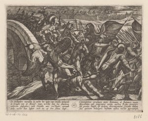 Verrassingsaanval op het Romeinse kamp aan de Moezel
