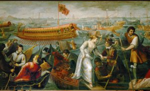 Intocht van Caterina Cornaro in Venetië
