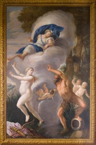 Noordelijke muurschildering die Alpheus en Arethusa afbeeldt, Het Banqueting House