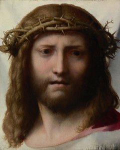 Hoofd van Christus, 1525-1528 door Antonio da Correggio