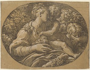 De Maagd met de Roos door Antonio da Trento