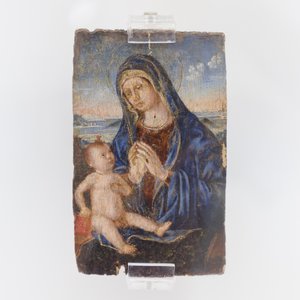 Madonna met kind, Antonello de Saliba (schilderij) door Antonio de Saliba