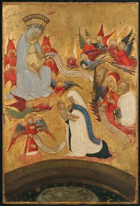 Santa Francesca Romana met het Christuskind, ca. 1445