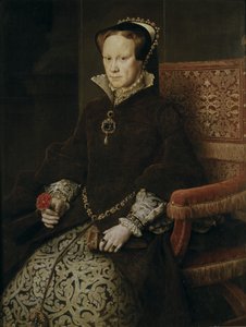 Portret van Maria I van Engeland