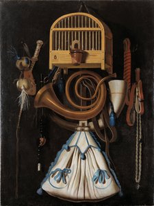 Jachtuitrusting, Stilleven, 1661
