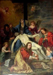 De klaagzang over de dode Christus



















" door Antoon van den Heuvel