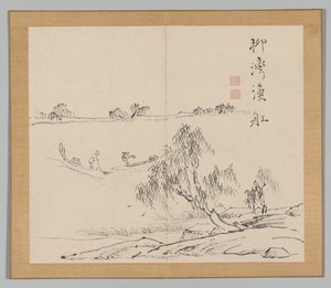 Dubbel Album van Landschapsstudies na Ikeno Taiga, Deel 2 blad 27