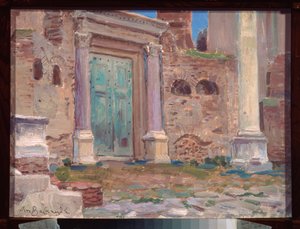 De tempel van Janus in Rome door Apollinari Mikhailovich Vasnetsov