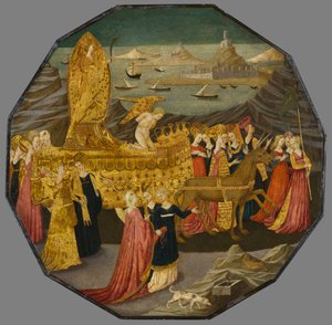 De Triomf van Kuisheid, circa 1450-1460 door Apollonio di Giovanni di Tommaso
