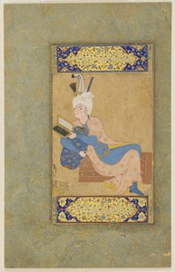 Liggende prins, ca. 1530 door Aqa Mirak