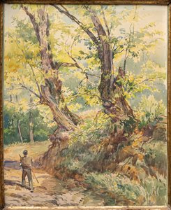Figuren in het bos