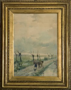 Landschap met mensen