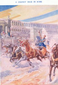 Een wagenrace in Rome, 1925
