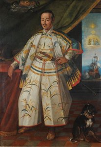 Portret van Hasekura Rokuemon Tsunenaga 1571-1622, ca. 1615 door Archita Ricci