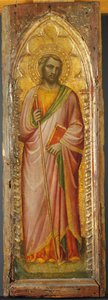 Een Heilige, Mogelijk Jacobus de Meerdere, 1384-85 door Aretino Luca Spinello or Spinelli