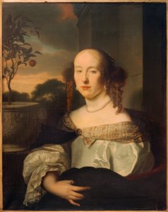 Portret van een Dame, Halve Figuur naar Links