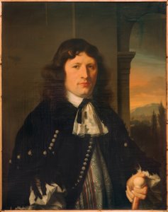 Portret van een heer, halve figuur naar rechts door Arie de Vois