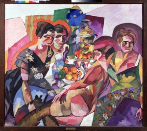 Vrouwen en fruit door Aristarkh Vasilievic Lentulov