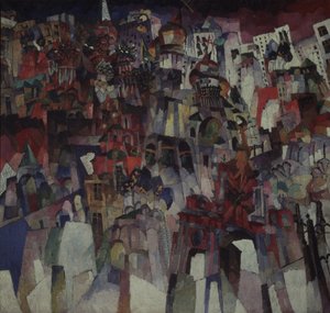 Moskou, 1913 door Aristarkh Vasilievic Lentulov