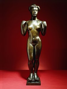 Baadster, met Opgeheven Armen, c.1900
