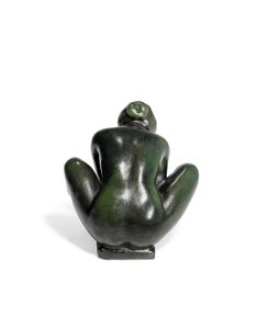 Hurkend Meisje dat Eén Voet Vasthoudt door Aristide Maillol