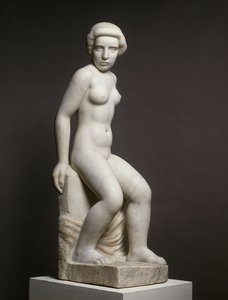 Naakt meisje en draperie door Aristide Maillol