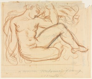 Naaktstudie door Aristide Maillol
