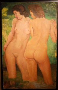 Zusters die Baden, ca. 1940 door Aristide Maillol