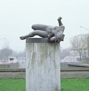 De rivier (La riviere etendue), 1939-43 (lood) door Aristide Maillol