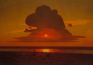 Rode zonsondergang op de Dnjepr, 1905-1908