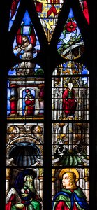 Kathedraal Sainte-Marie, Auch, Gers, 2018 (glas-in-loodraam)