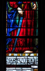 Kathedraal Sainte-Marie, Auch, Gers, 2018 (glas-in-loodraam)