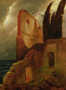 Ruïne aan Zee door Arnold Böcklin